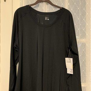 Zella black workout training top